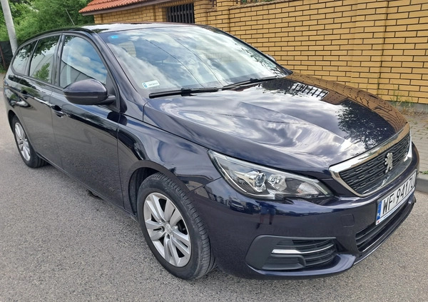 Peugeot 308 cena 45800 przebieg: 89800, rok produkcji 2020 z Łochów małe 172